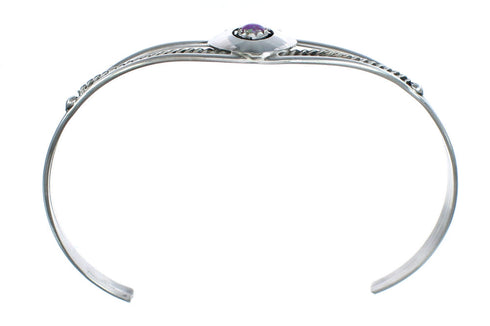 Pink Opal Sterling Silver Bear Paw Navajo Baby Bracelet AX121879